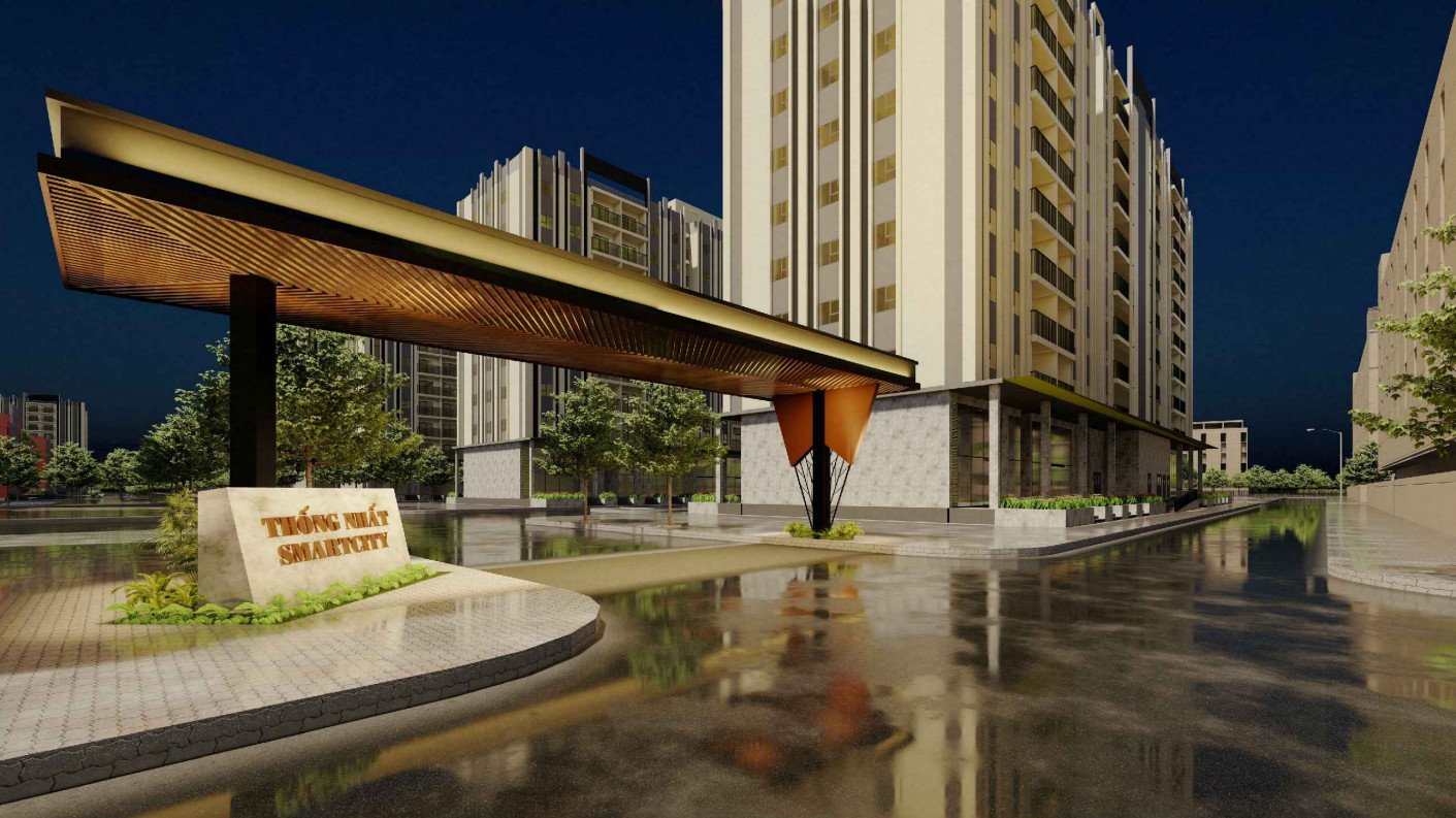 Cổng chào Cát Tường Smart City