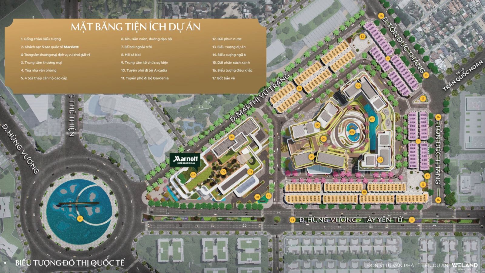 Mặt bằng tiện ích Royal Mansion