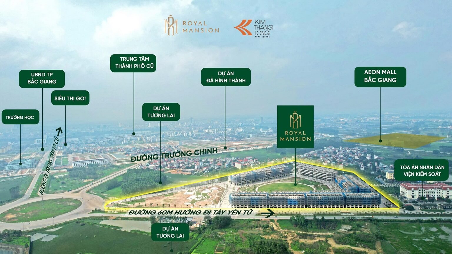 Sơ đồ tiện ích Royal Mansion